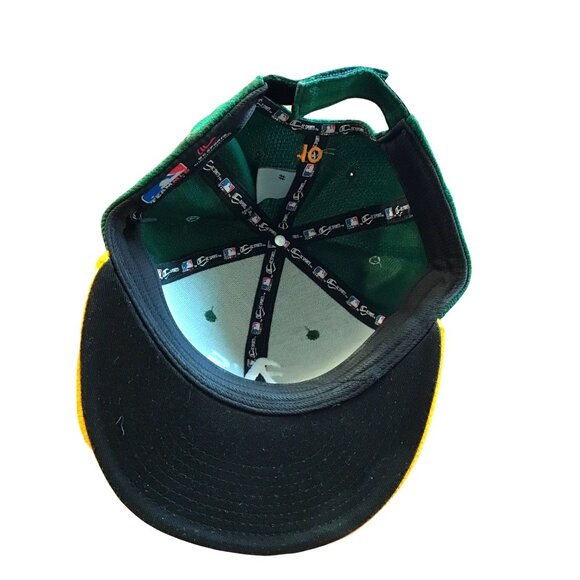 NEW ERA 9FIFTY -ATHLETICS YOUTH BASEBALL HAT BLUE ADJUSTABLE BACK - Picture 6 of 7